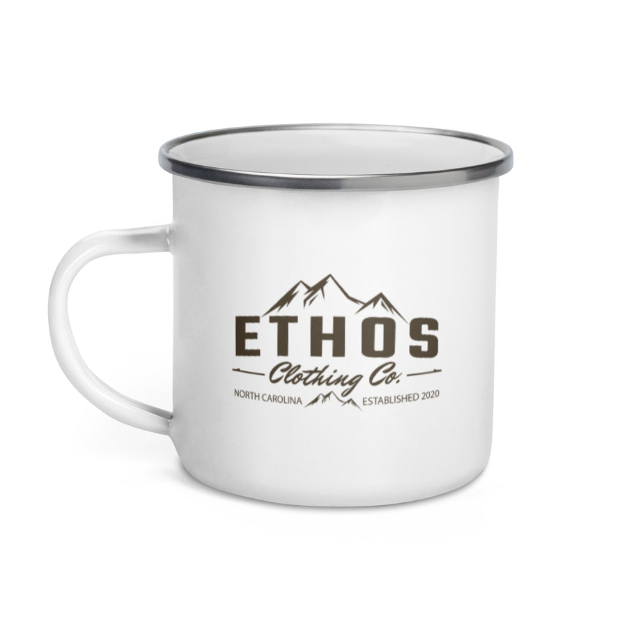 Ethos Co. Mountain Peaks Enamel Mug