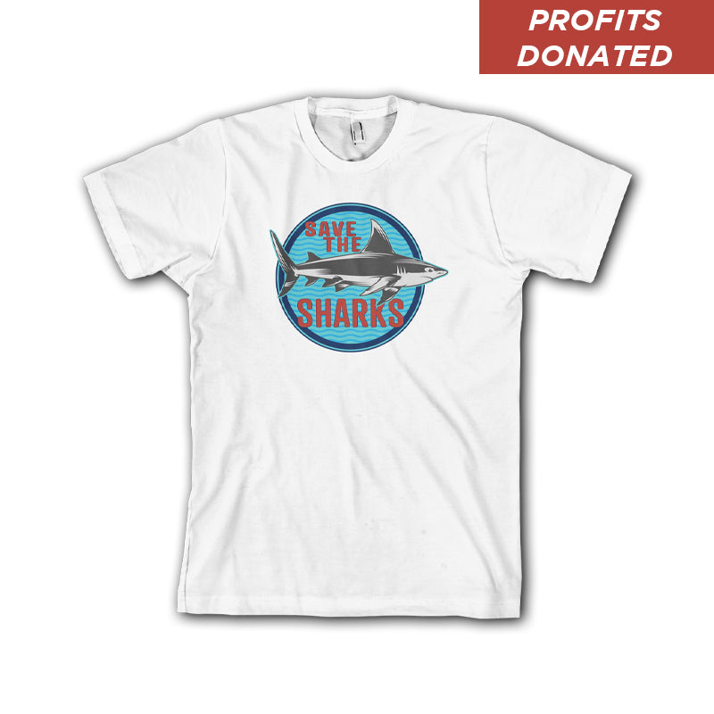 Ethos Save The Sharks Round Logo Youth Tee