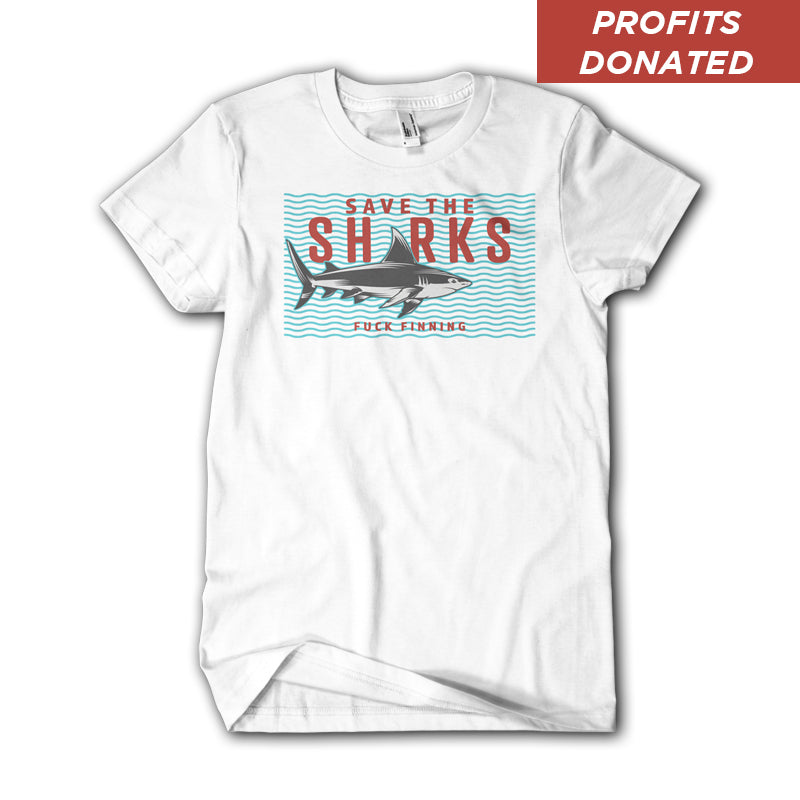 Ethos Save The Sharks Wave Tee