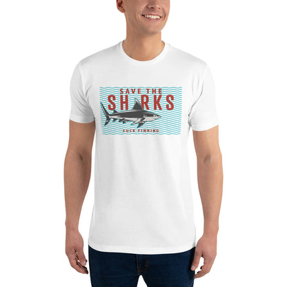 Ethos Save The Sharks Wave Tee Front