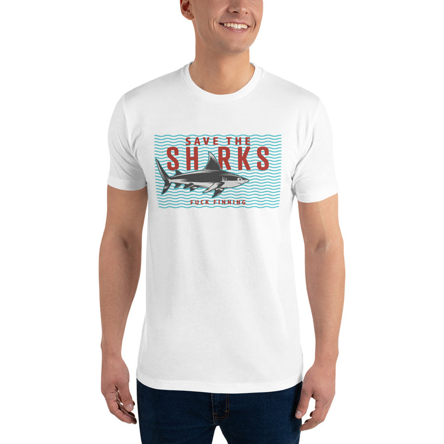 Ethos Save The Sharks Wave Tee