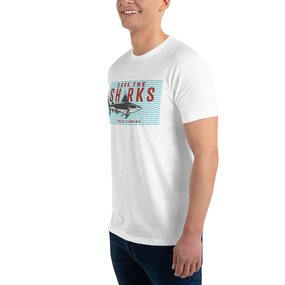 Ethos Save The Sharks Wave Tee Side