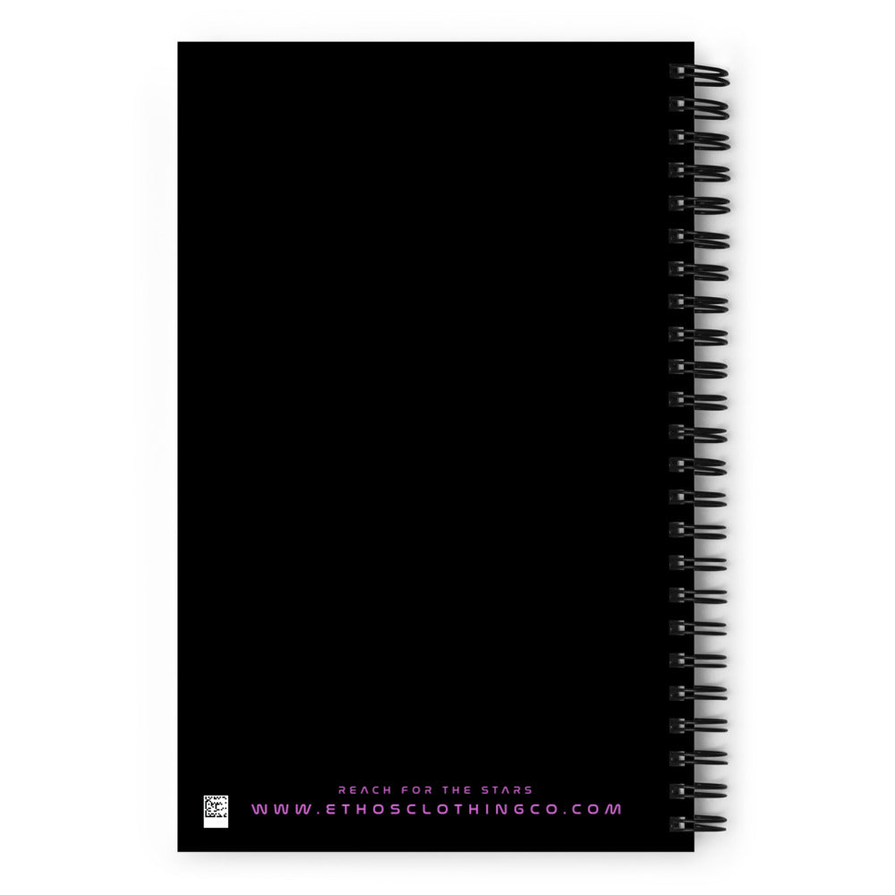 M81 Galaxy Ethos Spiral Notebook Back