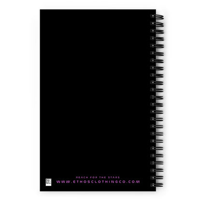 M81 Galaxy Ethos Spiral Notebook Back