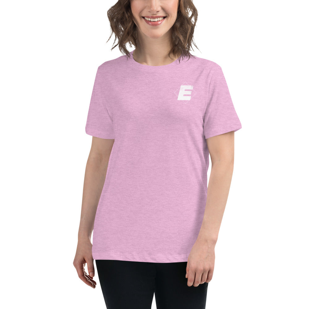 Ethos Diamond Grunge Women's Relaxed T Pink